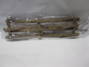 Miniatur Garten Gerader Holzzaun mit Pfählen - Bild 1 von 8