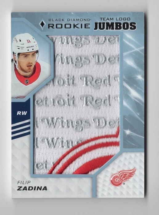 2019-20 Black Diamond Rookie Team Logo Jumbo Patch #RTL-FZ Filip Zadina - Image 1 of 1
