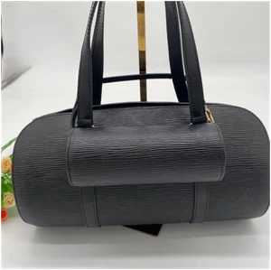 Louis Vuitton Damen Epi Leder Soufflot M52222 Schwarz Vintage Umhängetasche mit Etui - Bild 1 von 24