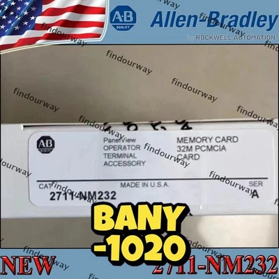 Brand New NEW PLC 2711-NM232 AB PanelView 4 MB PCMCIA Memory Card us free tax - Image 1 of 4