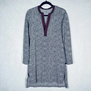 Lululemon Kleid Damen 8/10 schwarz weiß Blumen mühelos Langarm sportlich - Bild 1 von 13