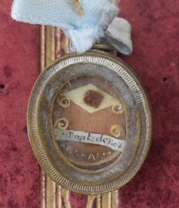 relic reliquary reliquia relicario reliquiario S.GIOVANNI BATTISTA de ROSSI - Imagen 1 de 5