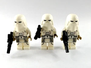 3 x Snowtrooper Star Wars LEGO Minifigures with Weapons - Picture 1 of 4