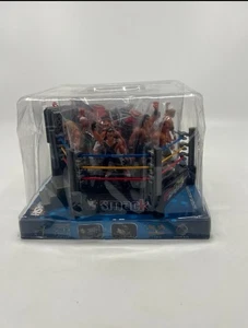 MINI figuras de contrabando y anillo de lucha libre de colección años 90 WWF WWE Smack - Imagen 1 de 7