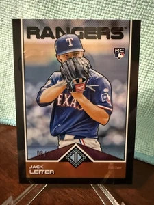 2024 Topps Transcendent Icons Chrome Jack Leiter #42 refractor negro/10 - Imagen 1 de 3