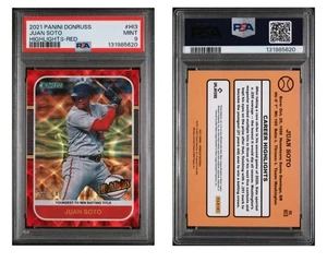 2021 Donruss Juan Soto Highlights Red /149 #H13 PSA 9 Pop 1, None Higher - Picture 1 of 1