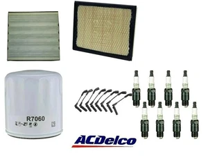 Tune Up Kit Filters Wire Plugs Fit GMC YUKON XL 1500 V8;5.3L;6.0L;6.2L 2007-2008 - Bild 1 von 6