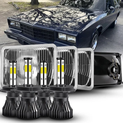 Faros LED altos/bajos 4x6"" para Chevrolet R1500 R2500 Suburban 1989-1991 A+ Foto 1 de 4