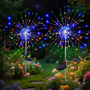 150 LED Solar Christmas Lights Outdoor Waterproof Yard Pathway Lawn Garden Decor - Picture 1 of 28