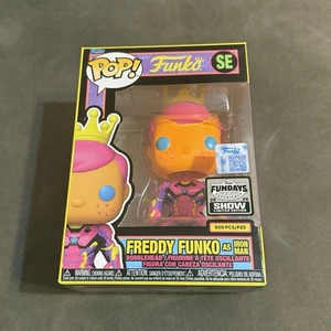 RARE Funko Fundays 2025 Freddy As Iron Man Black Light Pop LE500 Exclusive *DMG - Picture 1 of 7