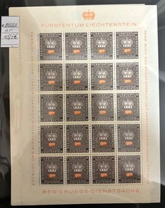 LIECHTENSTEIN Lotto di minifogli di vari anni MNH** - Imagen 1 de 7