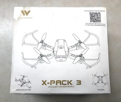 Attop X-Pack 3 Compact Camera Drone 360° Flips - Image 1 of 3