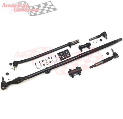 HD 2003 - 2012 Dodge Ram 2500 3500 Tie Rod Drag Link Steering Kit 4x4 T Style - Image 1 of 4