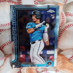 2025 Topps Chrome - Javier Sanoja #76 *RC* Miami Marlins - Bild 1 von 2