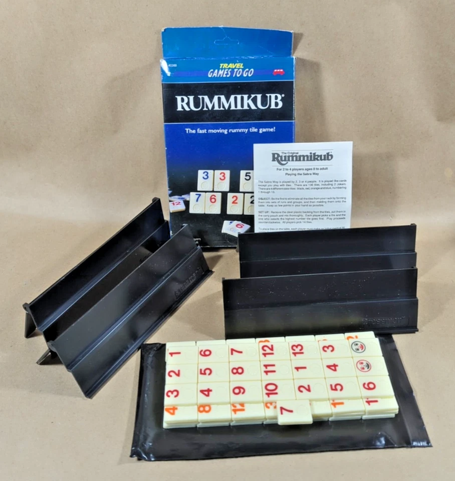 1990s Rummikub Travel Game by Pressman Complete - Image 1 of 1
