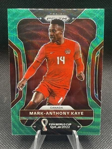 Mark-Anthony Kaye 2022 2022 Panini Prizm FIFA World Cup Qatar #51 Green Wave - Picture 1 of 4