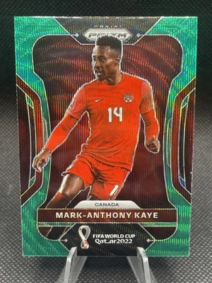 Mark-Anthony Kaye 2022 2022 Panini Prizm FIFA World Cup Qatar #51 Green Wave - Image 1 of 4