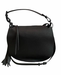 Bolso Bandolera AllSaints Mori Asa Superior Cuero Guijarro Negro - Imagen 1 de 11