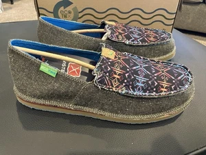 Twisted X Eco Dust & Blue Aztec Slipper Halbschuh Größe US 11 neu im Karton WCL0014 - Bild 1 von 6