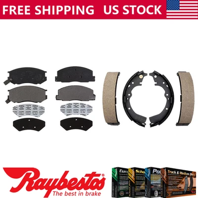 Pastillas de freno delanteras metálicas y zapatas traseras Element3 para furgoneta Toyota 1984-1986 Foto 1 de 4