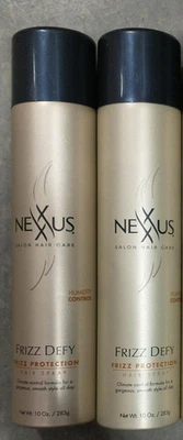 2 Nexxus Nexus Frizz Defy Humedad Control Climático Protección Spray Cabello 10 Oz Foto 1 de 2