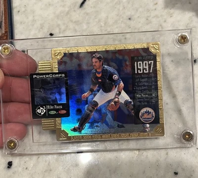 Mike Piazza 1998 Power Corps #/100 罕见! 非常干净! — 第 1/2 张图片