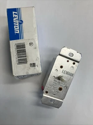 LEVITON TRIMATRON 6683 600W 3 VÍAS EMPUJE ENCENDIDO/APAGADO REGULADOR GIRATORIO FALTA PERILLA Foto 1 de 2