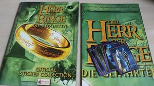 Sammelbilderalbum Der Herr der Ringe Die Gefährten Merlin Stickers komplett mit  - Bild 1 von 5