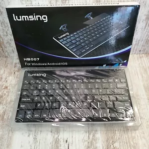 Lumsing HB007 Ultra-thin Wireless Keyboard Bluetooth For Android/iOS/Windows - Picture 1 of 5
