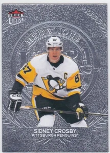 2022/23 FLEER ULTRA..SIDNEY CROSBY..MEDALLIONS INSERT..CARD # M-50..PENGUINS - Picture 1 of 2