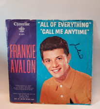 Frankie Avalon  ALL OF EVERYTHING (ROCK N ROLL 45/PS) #1071 PLAYS VG++