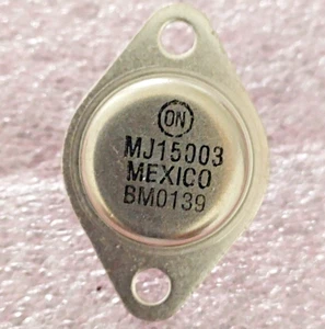 1pcs MJ15003 Si NPN Power Transistors 20A 140V 250W 2MHZ TO3 ON - Imagen 1 de 3