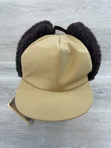 Big Ears Herren Einheitsgröße Beige GTX Wärmeisolierung Wolle Ohrenbedeckung Trapper Mütze - Bild 1 von 9