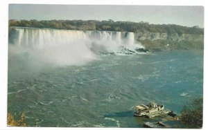 Vintage Postkarte - Original Kodachrome Ansichtskarte Niagarafälle Magd of Mist - Bild 1 von 2