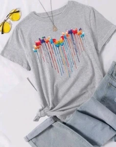 Camiseta Para Niñas Para Ocasión Casual - Picture 1 of 3