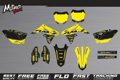 Graphics Kit for Suzuki RMZ 250 2010 - 2012 2013 2014 2015 2016 2017 2018 Decals - Image 1 of 3