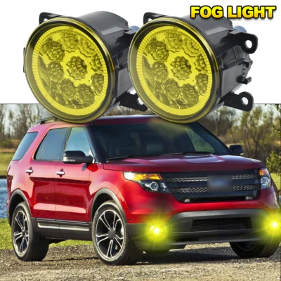 Par de luces antiniebla para parachoques de conducción Ford Explorer 2011 2012 2013 2014 2015 Foto 1 de 4