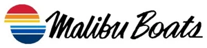 Malibu Boats 10 inch BLACK Printed Decal Boat Logo Small 2551 - Bild 1 von 1