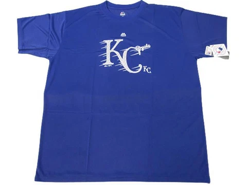New Kansas City Royals Mens Sizes 2XL-3XL-4XL-5XL-Tall Majestic Polyester Shirt Cover