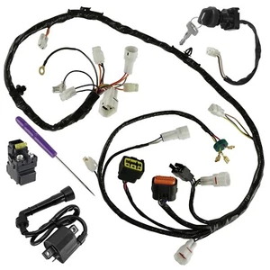 Wiring Harness Switch Key Coil Starter Relay for Suzuki QuadSport LT-Z400 05-08 - Picture 1 of 10