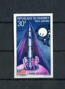 DAHOMEY Nr.407 ** UNGEZÄHNT 1. MONDLANDUNG 1969 !!! (157763) - Picture 1 of 1