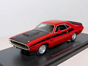 BOS DODGE CHALLENGER T/A 1970 RED 1/43 RESIN BOS43645 BEST OF SHOW - Picture 1 of 7