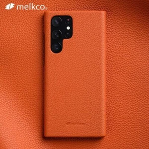 Genuine Leather Melkco For Samsung Galaxy S23 Ultra S22 Case Premium Back Cover - Picture 1 of 32