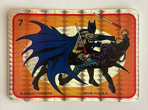 Batman Vending Machine Prism Sticker #7 - 1992 DC Comics - Picture 1 of 2