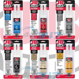 JB Weld Kunststoff Bonder Marine klar Kwik Schweißkleber Kleber Epoxid Bond Spritze - Bild 1 von 8