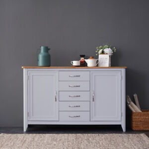Venice Grey Painted Large Sideboard Lounge Furniture