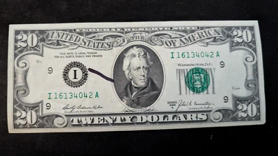 1969 Minneapolis MN $20 DOLLAR FEDERAL RESERVE *CRISPY AU NOTE* - Image 1 of 4