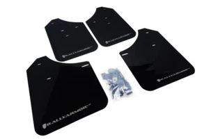 Rally Armor UR Black Mud Flap w/ Silver Logo for Subaru 2002-2007 WRX STI RS - Picture 1 of 4