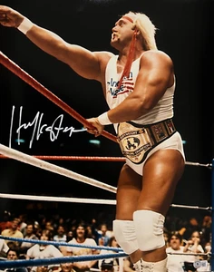 Hulk Hogan Hulkster Signed 16x20 Photo WWE WCW WWF White Beckett Witnessed - Picture 1 of 1