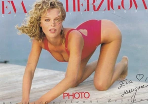 PHOTO FR 1994 EVA HERZIGOVA PHOTOGRAPHY ROBERTO DUTESCO MODELS + CALENDAR MODEL - Foto 1 di 10